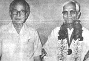 Dr K J Mohan with L V Prasad